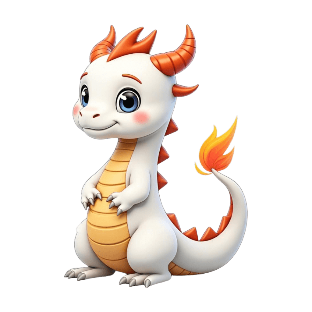 A mythical Chinese dragon
